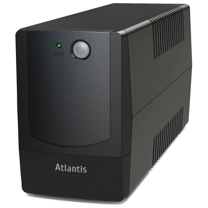 Atlantis OnePower PX800, UPS Line Interactive 800VA-400W, AVR (3 stadi), Onda PseudoSinusoidale, 4 prese IEC, 1 Batteria 12V 7Ah
