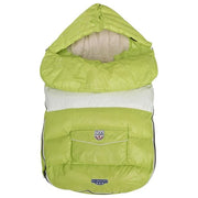 7AM ENFANTS Baby Shield “Neon Lime” – Sacco Invernale per Passeggini con Alta Protezione Termica, Rivestimento Antivento, Visibilita' Notturna e Fissaggio Sicuro