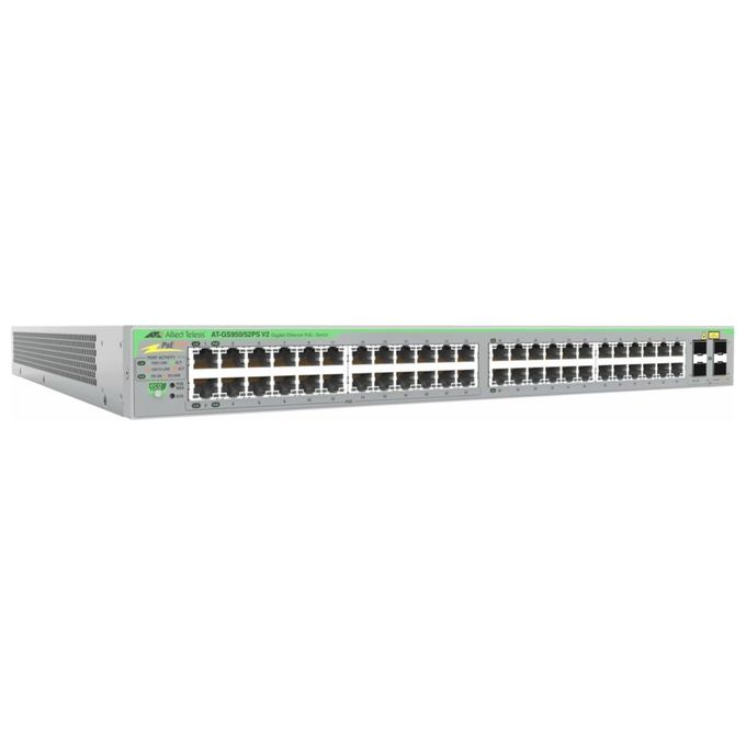 Allied Telesis AT-GS950-52PSV2 Websmar Switch 24 Porte 10-100-1000