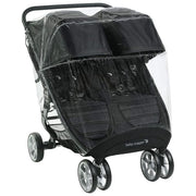 Baby Jogger City Mini 2 Double - City Mini GT2 Double – Parapioggia compatibile, copertura trasparente antipioggia e antivento, con ventilazione integrata e montaggio rapido