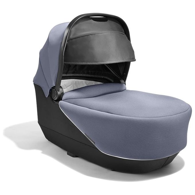 Baby Jogger City Sights – Navicella (Pram) compatibile, omologata fino a 6 mesi (≈9 kg), interno trapuntato con materassino lavabile, cappottina UV50+ estendibile, foot cover e adattatori inclusi, colore Commuter