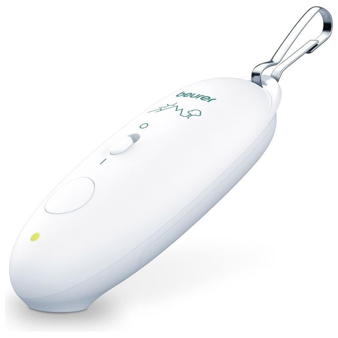 Beurer BR 10 - Dispositivo per punture d’insetto, con piastra in ceramica riscaldante, programma rapido da 3 s e alimentazione a batterie, colore bianco