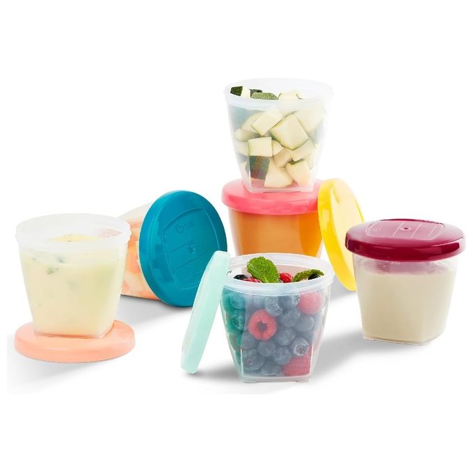 Babymoov Babybols Set da Sei Vasetti Ermetici 250ml