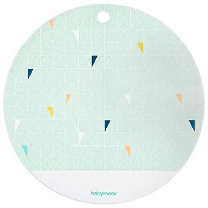 Babymoov – Tovaglietta Antiscivolo in Silicone Azzurro – Base Flessibile, Facile da Pulire, Ideale per Piatti e Pasti Sicuri dei Bambini