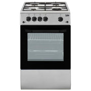 Beko CSG42011FS Cucina a Gas Forno a Gas 4 Fuochi Capacita' 54 Litri Classe energetica A 50 cm Silver