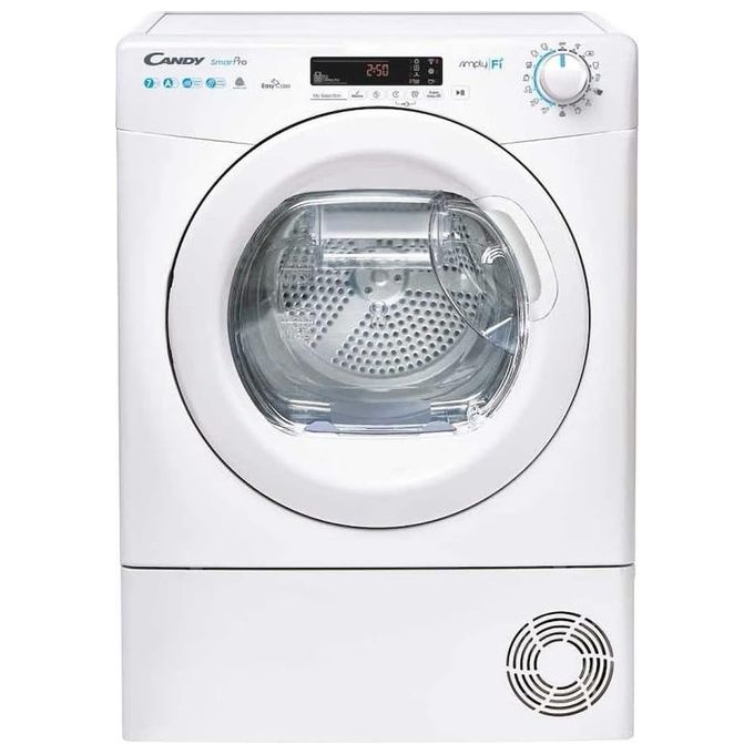 Candy CSO4 H7A2DE-S Asciugatrice Slim a Pompa di Calore Classe energetica A++ Capacita' di carico 7 Kg Profondita' 46,5 cm Wi-Fi Bluetooth