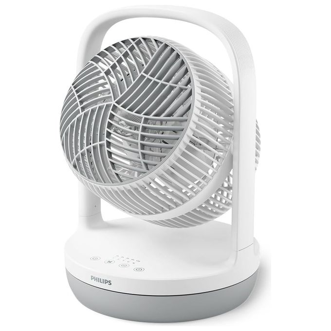 Philips Ventilatore da Tavolo a Pale con Diametro di 22 cm 3 Velocita' e Timer in Colore Bianco