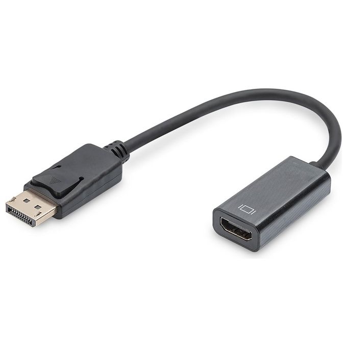 Digitus Adattatore DisplayPort a HDMI Nero