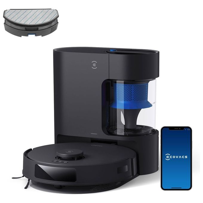Ecovacs Deebot N20 Pro Plus Robot Aspirapolvere e Lavapavimenti Tecnologia PureCyclone ZeroTangle OZMO Pro 2.0