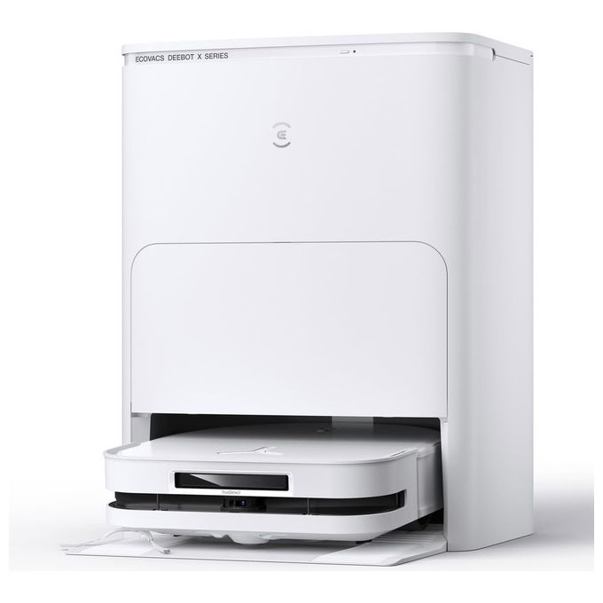 Ecovacs Robot Deebot X5 Omni Aspirapolvere e Lavapavimenti, Tecnologia ZeroTangle con Stazione Autopulente e Funzione Acqua Calda