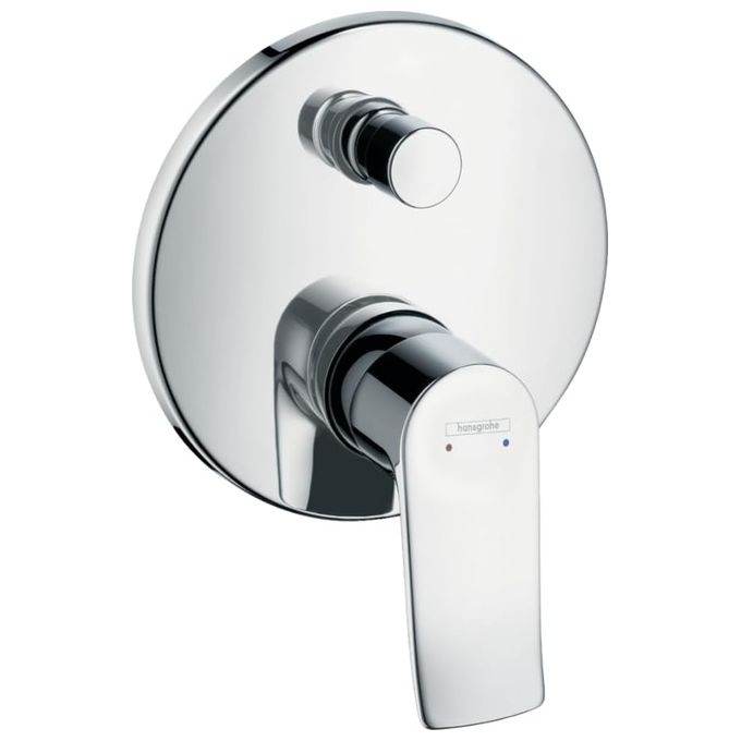 Hansgrohe Metris Miscelatore monocomando vasca ad incasso cromo 31493000 rund manopola