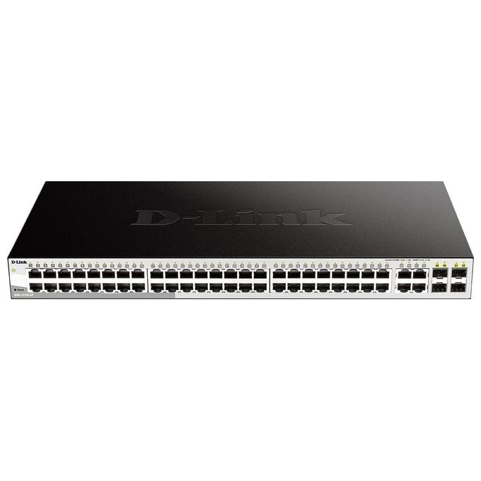 D-Link DGS-1210-52 Switch di Rete Gestito L2 Gigabit Ethernet 10-100-1000 1U Nero