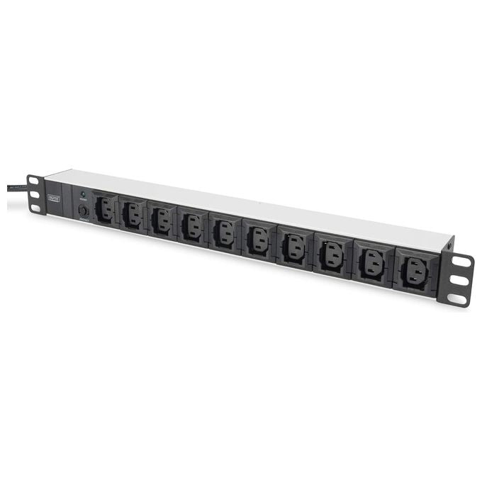 Digitus Multipresa 10 Prese Femmina Iec C13 1 Unita' 19'' per Armadi Rack (Dn-95404)
