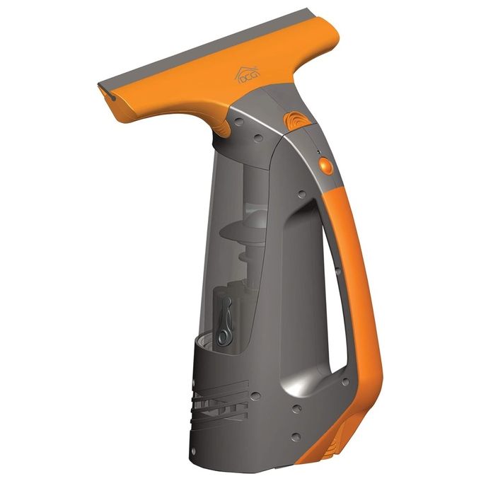 DCG DR2800 - Kit lavavetri portatile, serbatoio rimovibile da 150 ml, aspirazione continua 12-15 ml-min, autonomia 30 min (ricarica 3 h), resistente all’acqua, include flacone spray detergente e panno in microfibra, ideale per vetri, auto e grandi superfi
