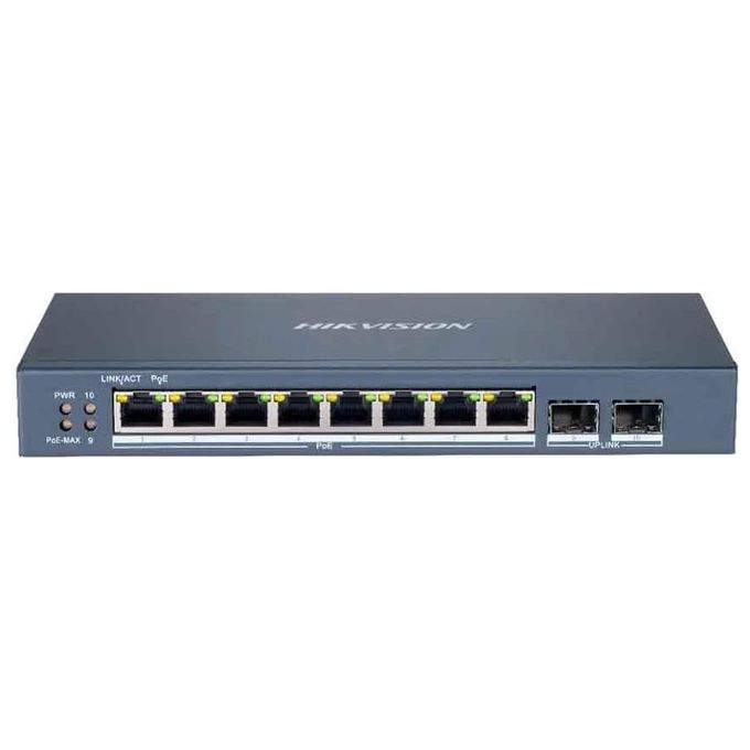 Hikvision Digital Technology DS-3E1510P-SI Switch di Rete Gestito L2 Gigabit Ethernet 10-100-1000 Supporto Power Over Ethernet Nero