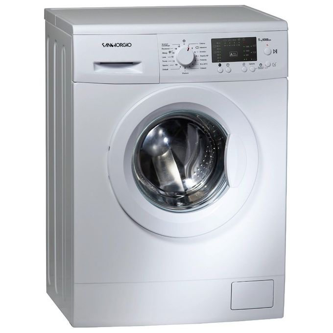 Sangiorgio F510L Lavatrice Carica Frontale Slim Classe energetica E (A++) Capacita' di carico 5 Kg Centrifuga 1000 giri