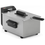 Tristar Friggitrice FR-9334 XL Acciaio Inossidabile Nero Cestello Amovibile Capacita' Elevata Controllo Temperatura 3 Litri