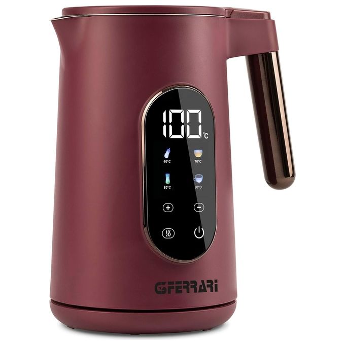 G3 Ferrari G10205 Bollitore Tisaniere Tech 1.7 Litri 4 Programmi preimpostati Display Touch Screen Bordeaux