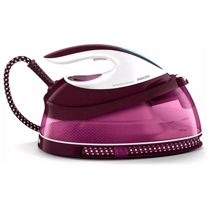 Philips GC7842-40  Ferro da stiro con caldaia potenza 2 400 W pressione 6,5 bar, autonomia illimitata, serbatoio 1,5 L, colpo vapore 400 g-min, piastra SteamGlide Plus