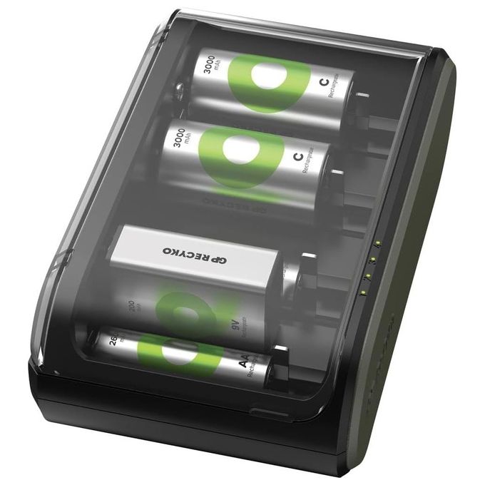 GP Batteries ReCyko B631 Universale Caricatore AA-AAA-C-D-9V