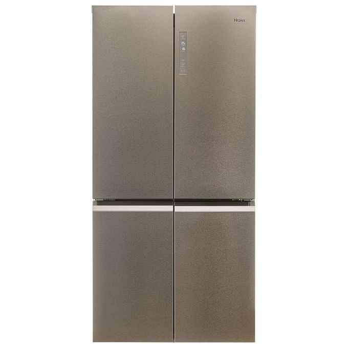 Haier HCR5919FOPG Frigorifero Cube 4 Porte Tecnologia Antibatterica T-ABT Libera Installazione No Frost Luce LED Classe F 90,8x64 8x190 cm Grey