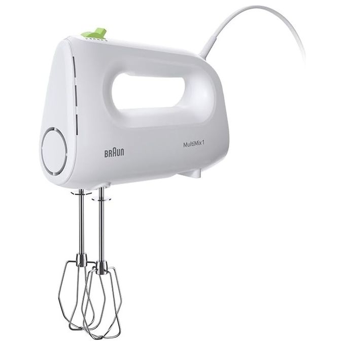 Braun HM1100WH Frullatore Manuale con 4 Livelli di Velocita' Tecnologia FastMix EasyClic 450W Bianco