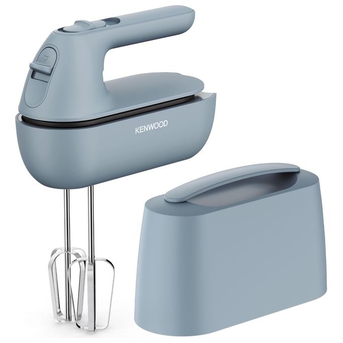 Kenwood HMP40.000GY QuickMix Go Sbattitore Elettrico con Custodia Plastica Riciclata Storm Blue