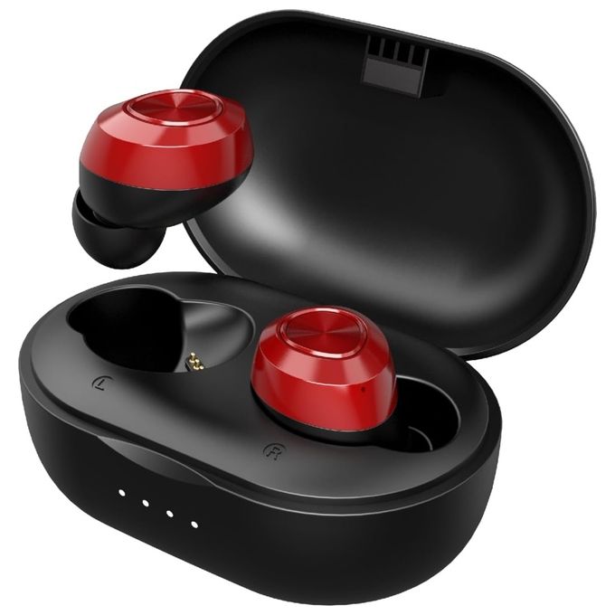Lenovo HT10 Auricolari Bluetooth 5.0 Ipx5 Water Resistant Rosso