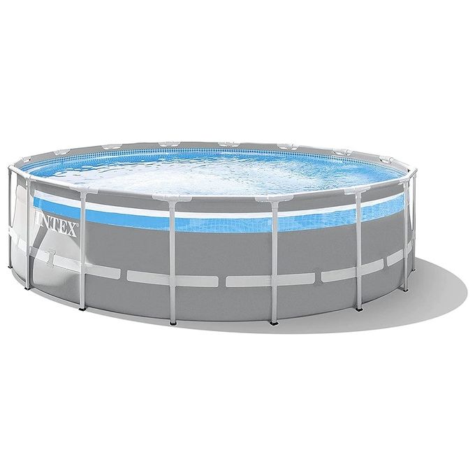 Piscina Prisma Rotonda Clearview Premium Cm 427X107 INTEX 26722NP