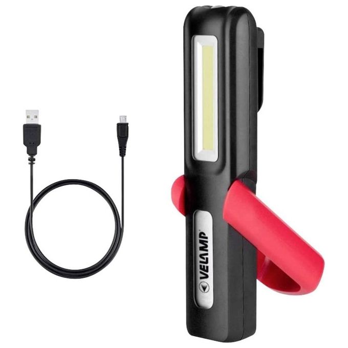 Velamp Davy Led Monocolore Lampada da Lavoro a Batteria Ricaricabile 3 W