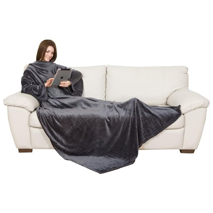 Kanguru Loft Deluxe Coperta con Maniche Grigio