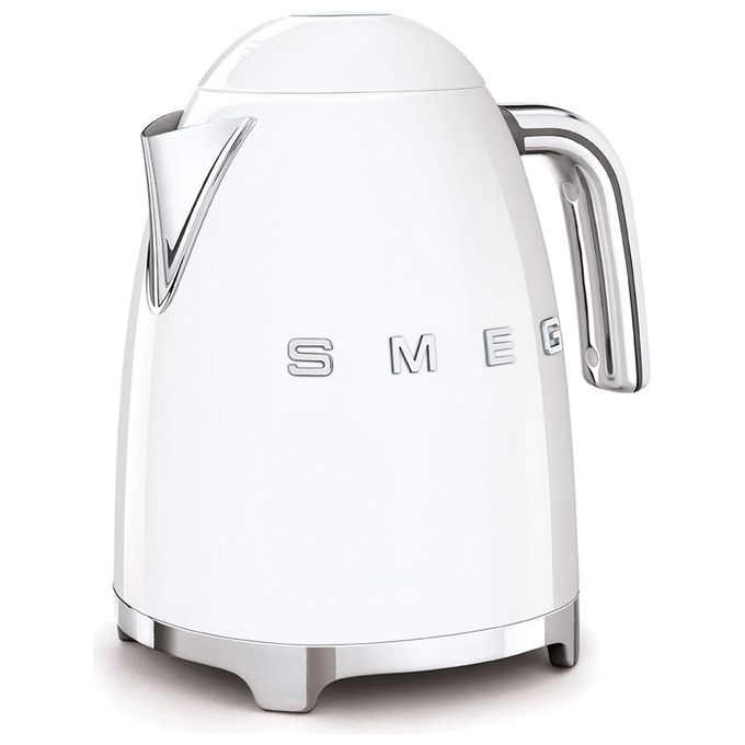 Smeg KLF03WHEU Estetica 50's Style Bollitore Elettrico Capacita' 1,7 Litri 7 Tazze Potenza 2400 W Bianco