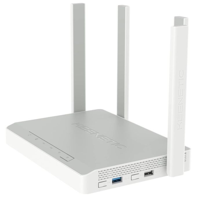 Keenetic Titan 2nd Edition Kn-1811 Router 1 Porta 2.5Gbps 5 Porte 1Gbps Wi-Fi Ax3200 Mesh Vpn Intelliqos 2.0 Parental Control Media Server