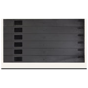Link LKCOP6UN Copertura 19'' per Armadi Rack 6U Nero con Parti 1U Staccabili Installazione con Clip