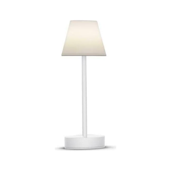 New Garden Lola Slim 30 Lampada da Tavolo a Batteria Bianco