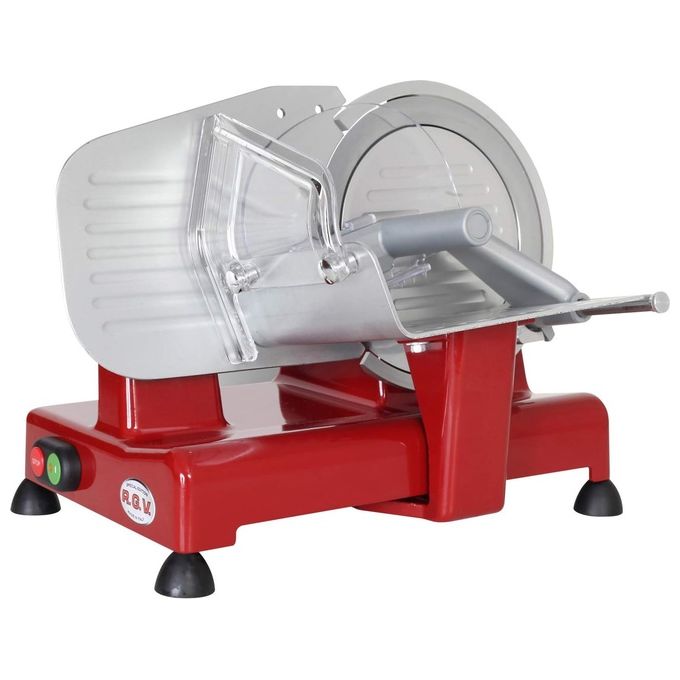 RGV Luxor 20 Affettatrice 110W; Argento- Rosso Rosso Luxor 20 cm Single