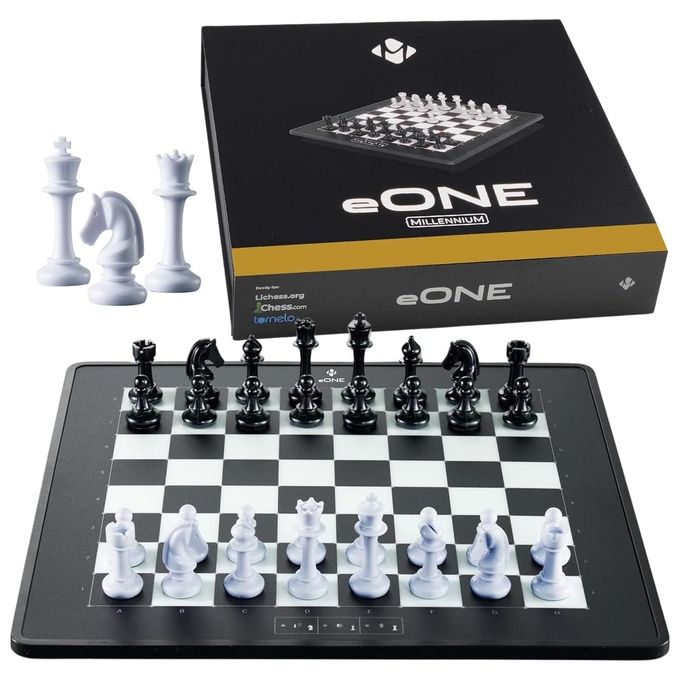 Millennium eONE Scacchiera Elettronica per Giocare Online su Lichess Chess e Tornelo