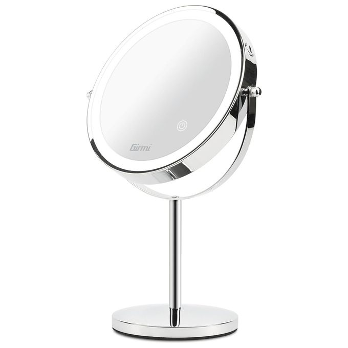 Girmi Specchio Luminoso BE02 Luce Led x1 x3 Rotondo 20cm