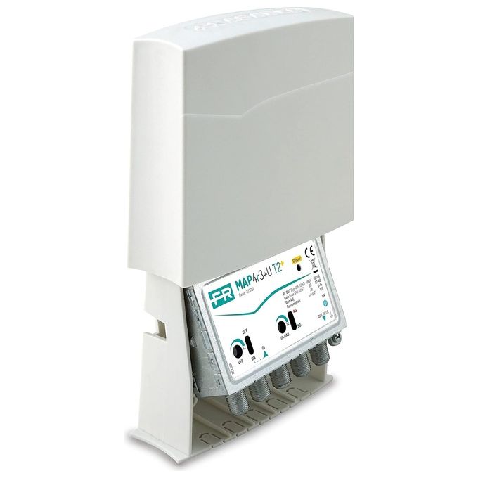 Fracarro MAP4R3U T2 Amplificatore 1 Ingresso 42dB da Palo 3DABUHF(dc)