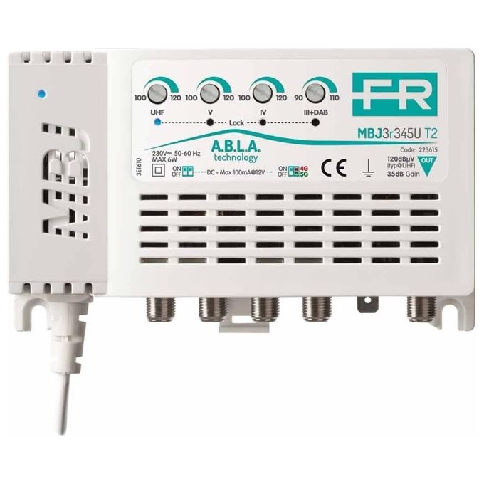 Fracarro MBJ3R3U Amplificatore Multibanda T2 CENTR 2IN 3DAB U T2