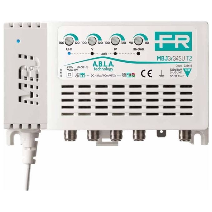 Fracarro T2 Centralino TV 3 Ingressi 32dB