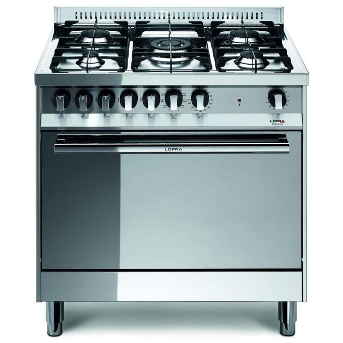 Lofra MG86GV-C Cucina a gas 5 fuochi a gas valvolati III Serie di cui 1 tripla corona Forno 94lt gas ventilato