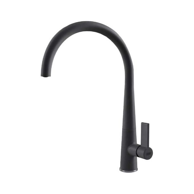 ELLECI MGKATH40 Athena Miscelatore monocomando con canna girevole Modern Granitek Nero 40