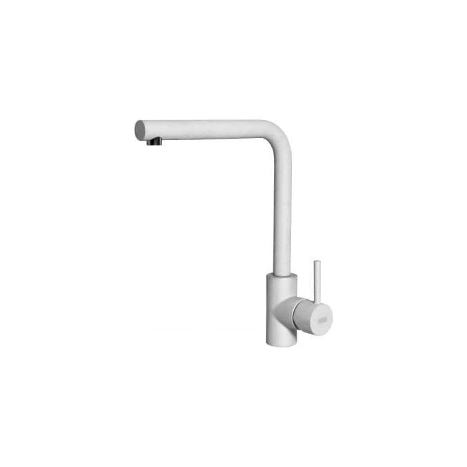 Elleci MGKTRA68 Trail Miscelatore monocomando con canna alta girevole Modern Bianco 68