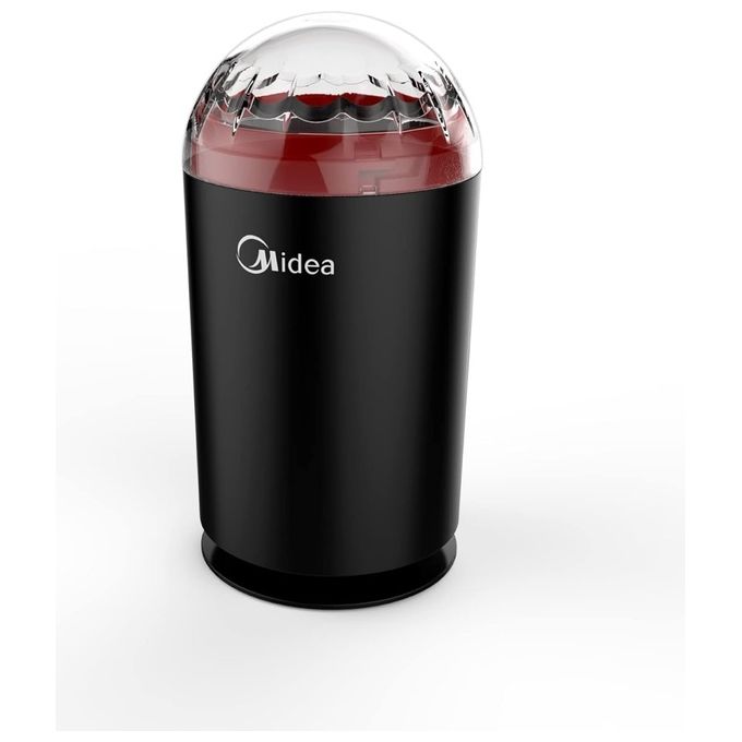 Midea MJ‑FG1801W - Tritatutto - Macina caffe' compatto, capacita' contenitore 0,16 L, potenza 160 W, 2 lame inox, funzioni tritare caffe' e spezie, Nero