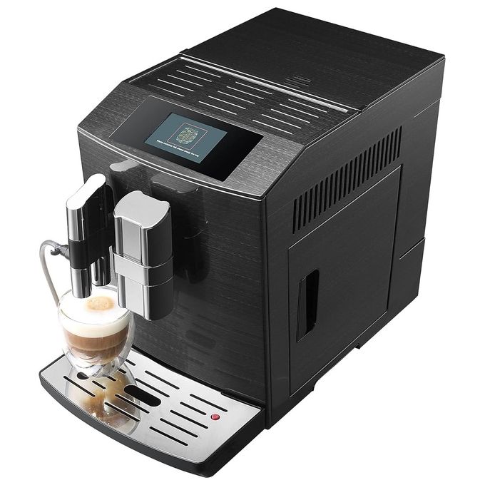 Acopino Modena ONE TOUCH Macchina per Espresso Inox Spazzolato Nero