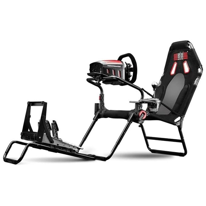 Next Level Racing Gt Lite Sedia Gaming Racing Cockpit Cabina di Guida Pieghevole Nera