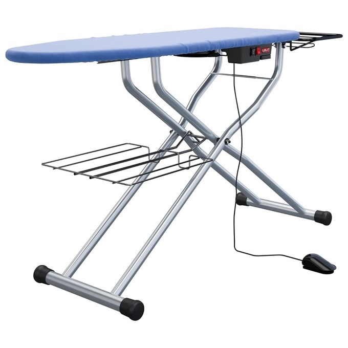 LELIT PA71N Carla asse da stiro con superficie riscaldata funzioni aspirante e soffiante con controllo a pedale 124x40 cm Funzione aspirante e soffiante