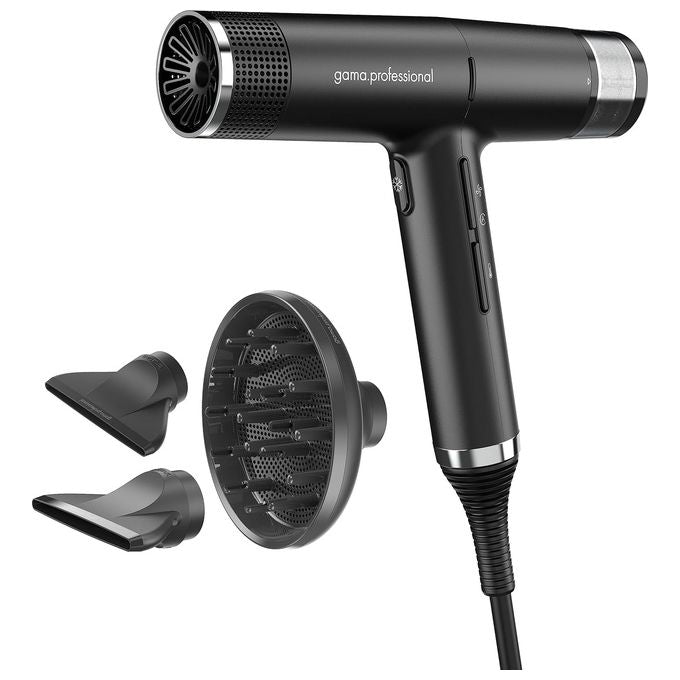 Ga.Ma Asciugacapelli Professionale iQ1 1900W Nero PH6065 per Risultati Perfetti e Veloci Ideale per Acconciature di Qualita' Superiore