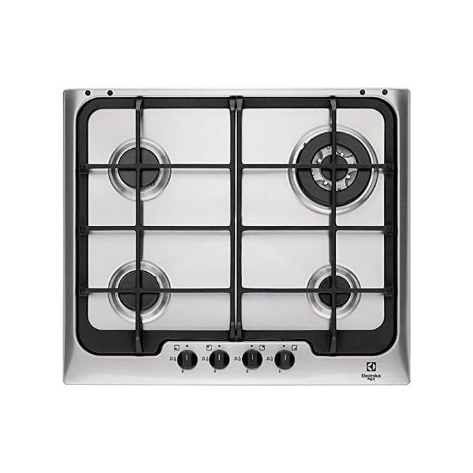 Electrolux PX640UOV SoftLine Piano Cottura a Gas 4 Zone Griglie in Ghisa 60 cm Inox